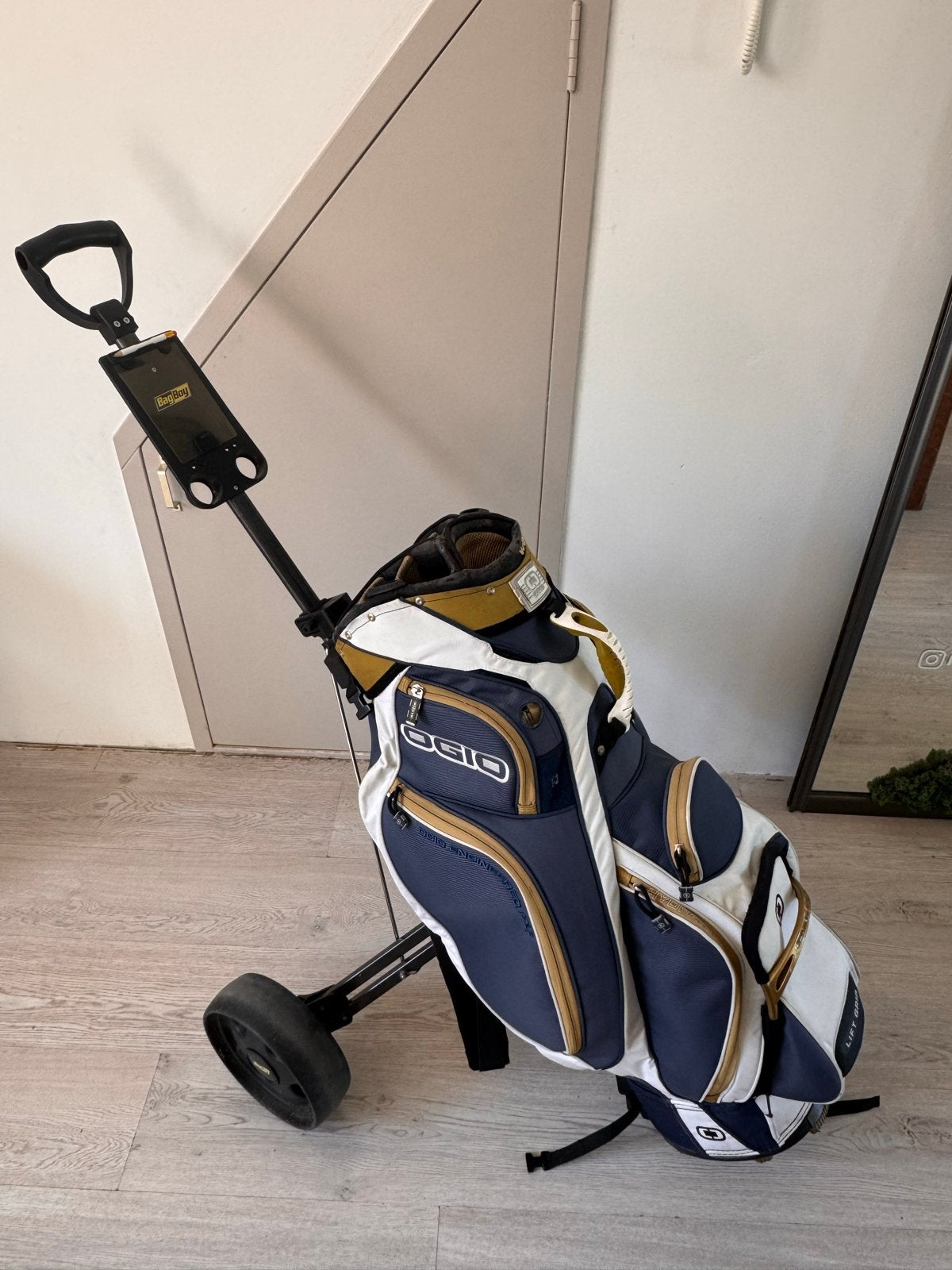 Bagboy Golf Trolley - Zo goed als nieuw, Ophalen of Verzenden, Zo goed als nieuw, Golfkar, Overige merken