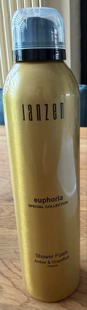 Janzen Euphoria Doucheschuim Amber & Grapefruit 200ml, Ophalen of Verzenden, Nieuw, Bad & Douche