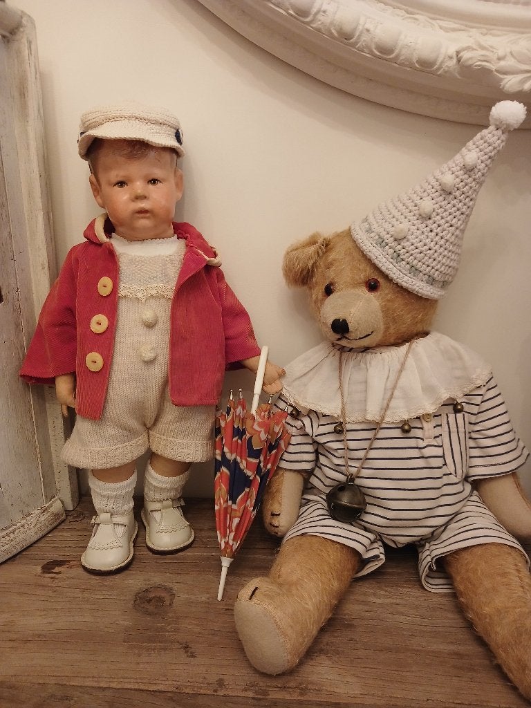 gehaakt poppen of beren petje, Verzamelen, Ophalen of Verzenden, Zo goed als nieuw, Kleertjes