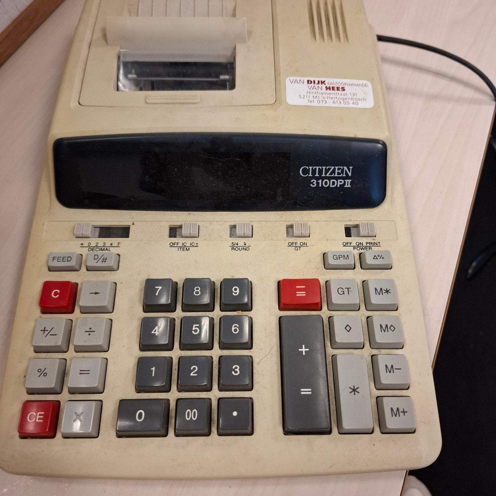 Citizen 310DPII rekenmachine, Ophalen of Verzenden, Gebruikt