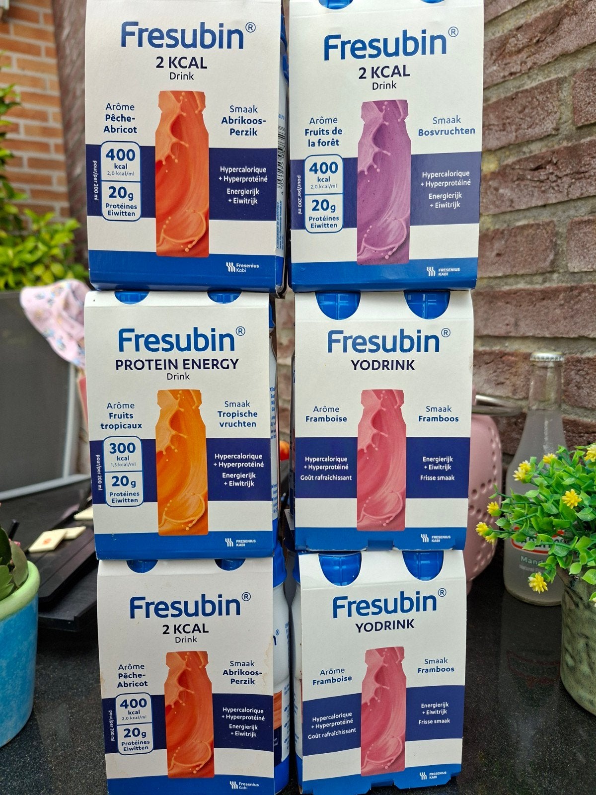 fresubin, Ophalen