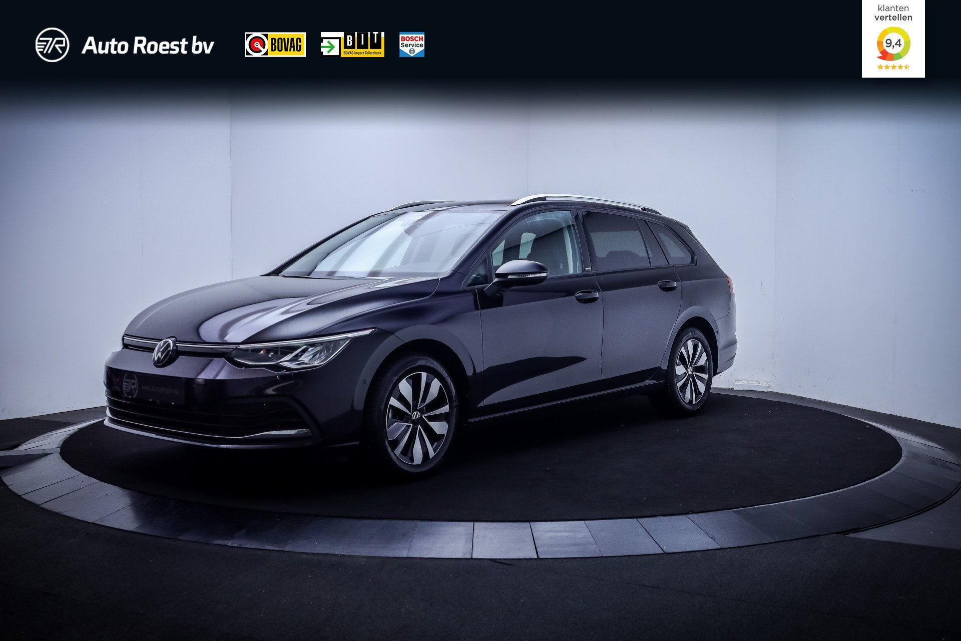 Volkswagen Golf Variant 1.5 TSI 150Pk MOVE Business FULL LED, Stof, Zwart, 4 cilinders, 150 pk