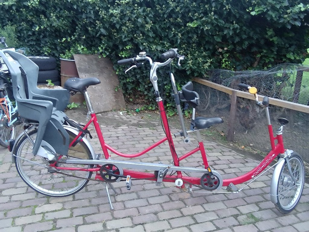 kind ouder tandem, Fietsen en Brommers, Ophalen, Minder dan 10 versnellingen, Gebruikt, Minder dan 49 cm