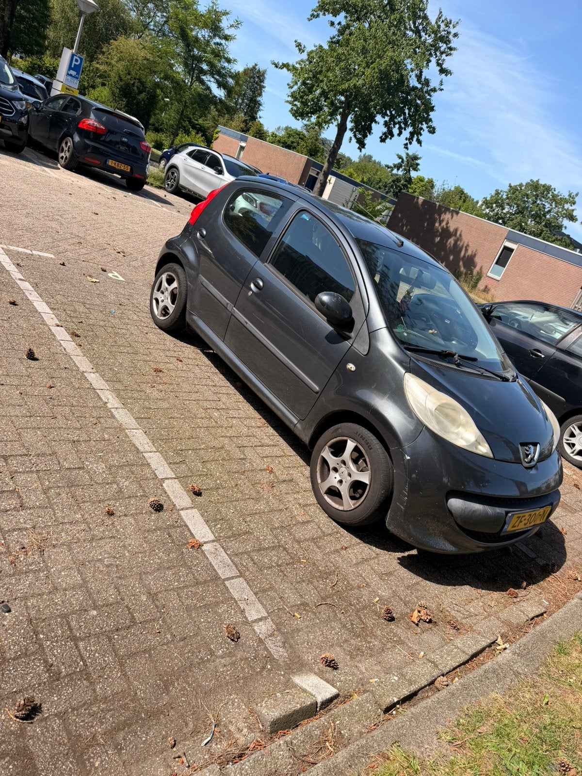 Peugeot 107 1.0 12V 5DR 2006 Grijs, Voorwielaandrijving, 4 stoelen, 68 pk, Handgeschakeld
