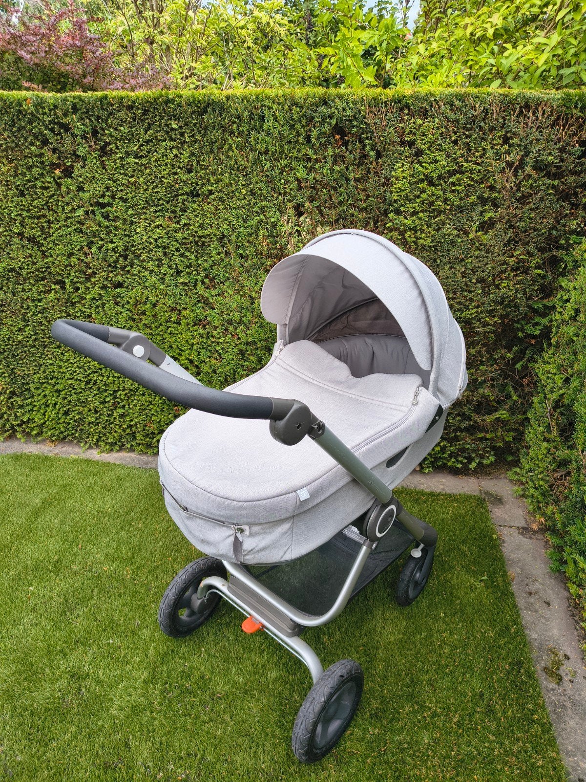 Stokke Trailz kinderwagen met bak van 75 cm en luchtbanden, Luchtbanden, Zo goed als nieuw, Combiwagen, Ophalen