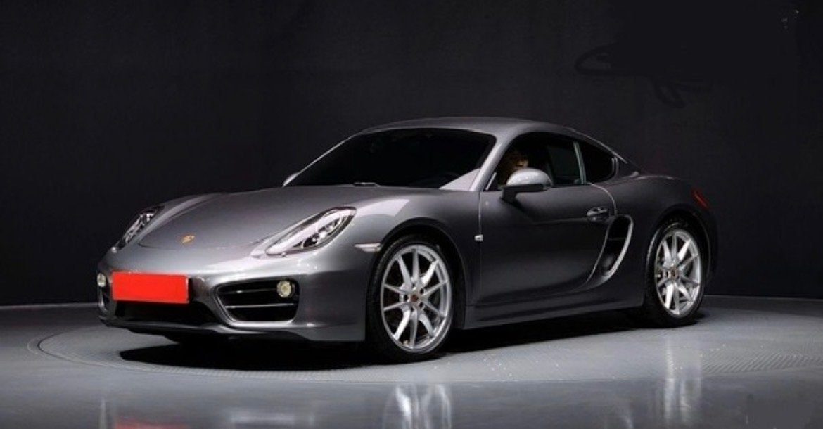 Stijlvolle Porsche 2013 Grijs model 981, Auto's, Porsche, 275 pk, Zwart, Sportstoelen, Cayman
