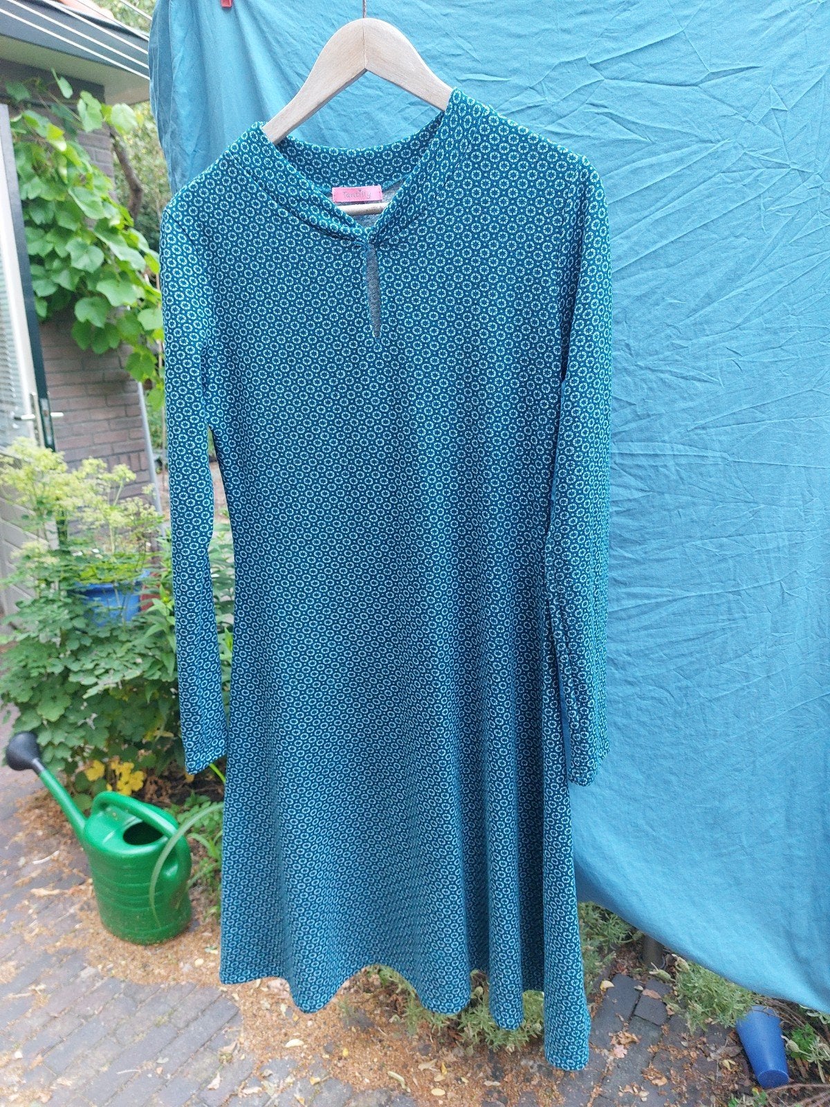 Warme jurk Tantilly M zgan, Kleding | Dames, Tantilly, Verzenden, Zo goed als nieuw, Maat 38/40 (M)