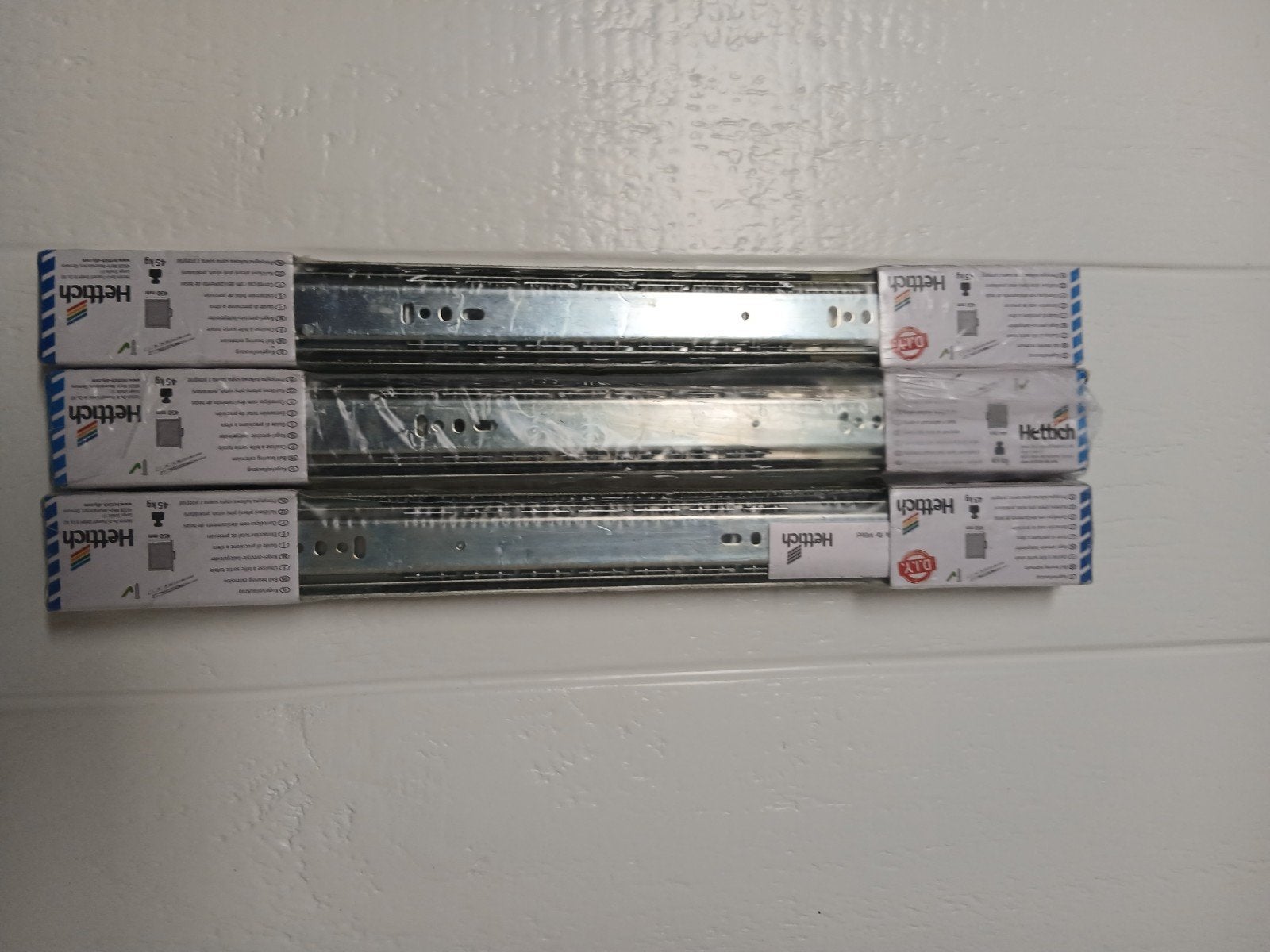 Hettich Ladegeleiders 450 mm - Nieuw in verpakking, Ophalen of Verzenden, Nieuw