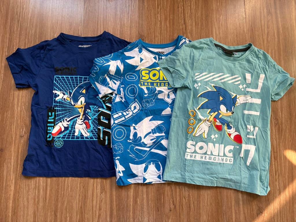 Sonic shirtjes maat 134 (the hedgehog shirt shirtje), Kinderen en Baby's, Ophalen of Verzenden, Gebruikt, Jongen, Shirt of Longsleeve