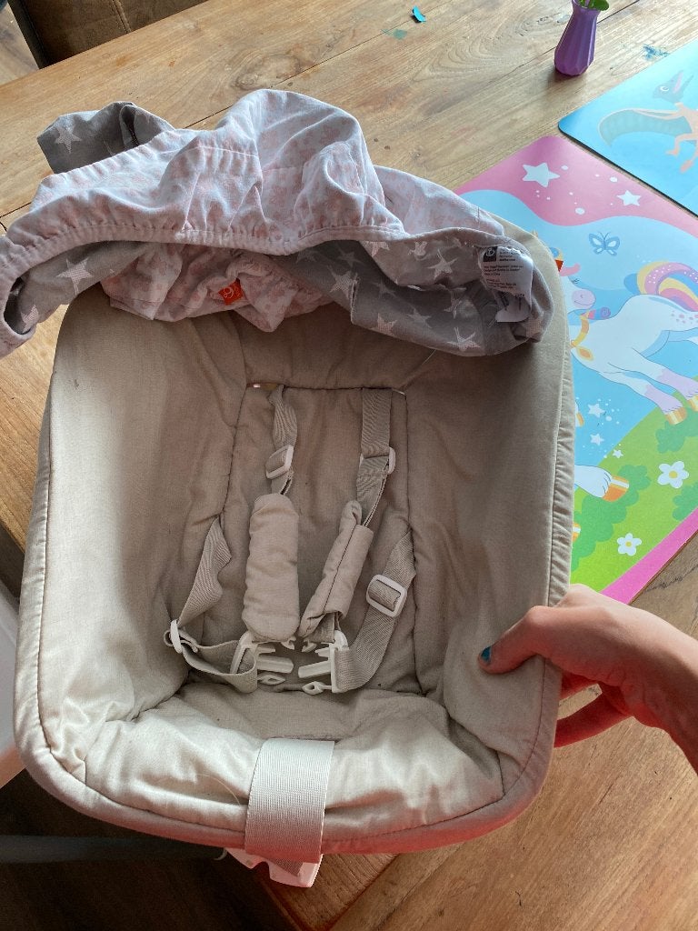 Tripp trapp newborn set, Ophalen, Gebruikt, Meegroeistoel