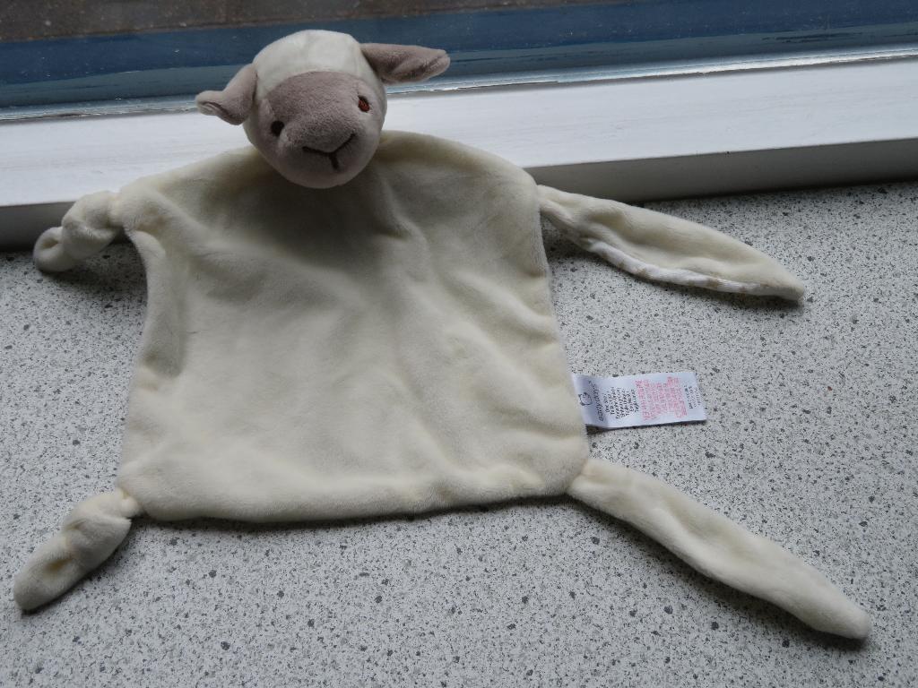 Knuffeldoek schaap of schaapje van Primark met sterrenprint, Overige typen, Ophalen of Verzenden, Zo goed als nieuw, Wasbaar