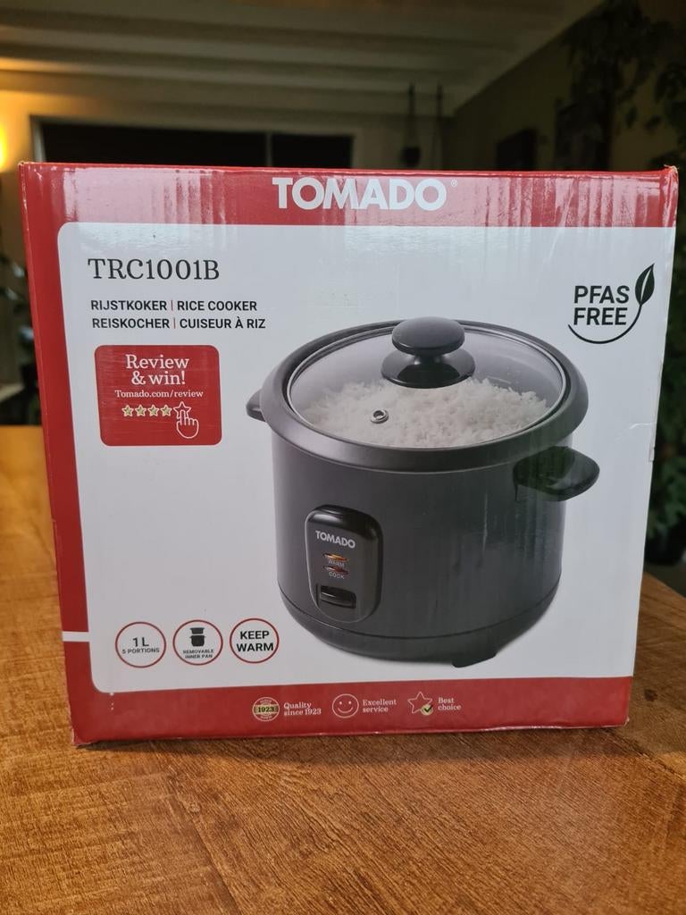Rijstkoker Tomado, Ophalen, Nieuw