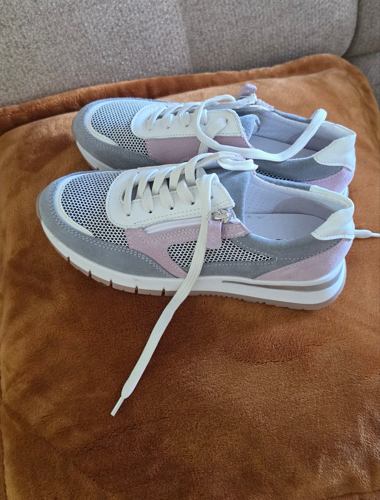 Nieuwe ACO sneakers wit roze grijs maat 38, Ophalen of Verzenden