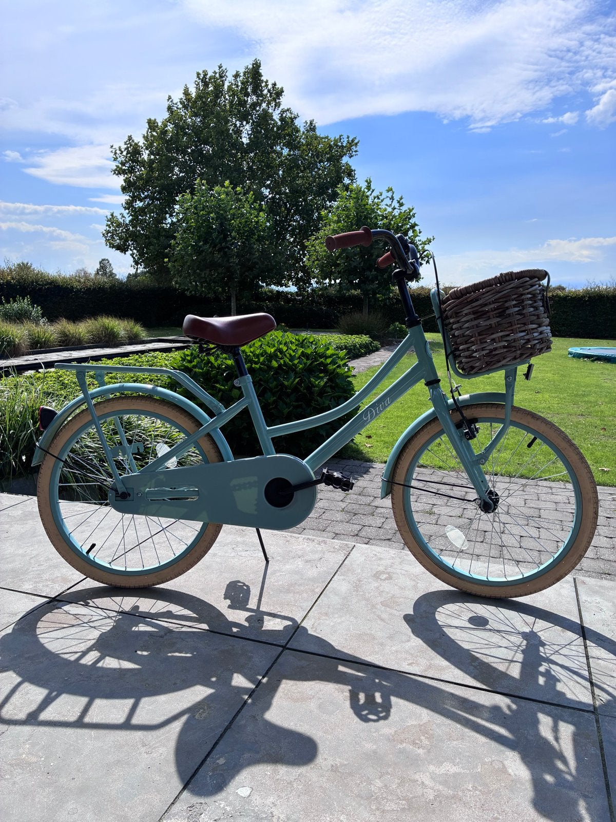 Spirit Diva 20 inch transportfiets - Blauw/Groen, Fietsen en Brommers, Ophalen, Gebruikt, Terugtraprem, 20 inch of meer
