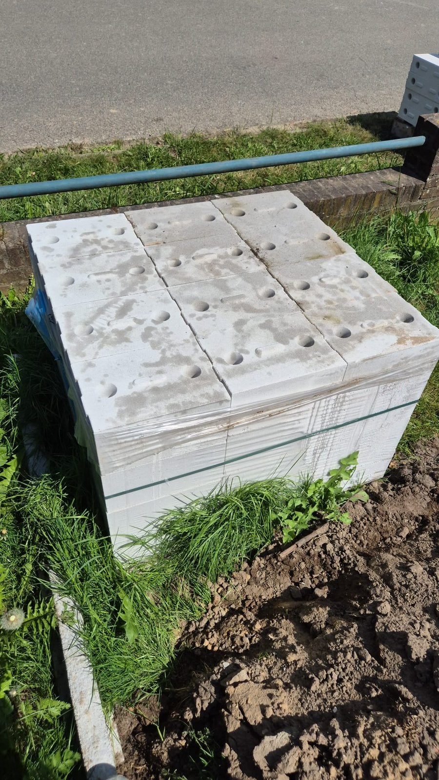 Kalkzandsteen blokken 48 stuks, Doe-het-zelf en Verbouw, Metselstenen, Ophalen, Zo goed als nieuw, Overige typen