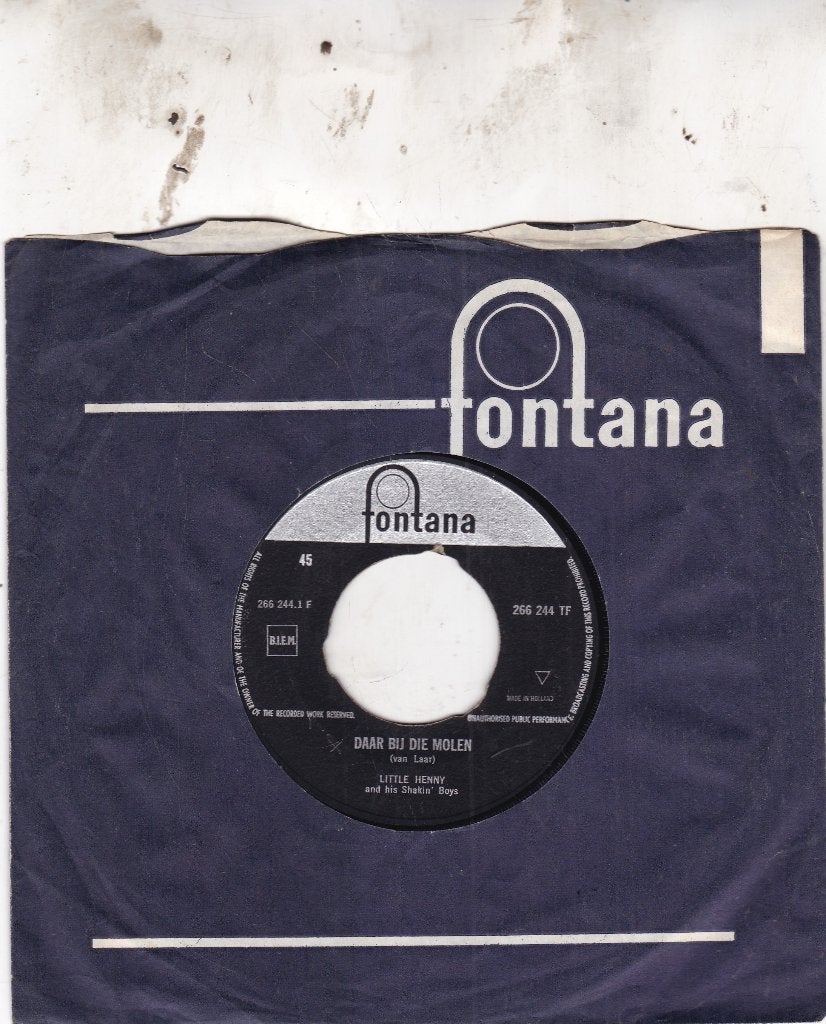 Nederbeat Little Henny and his Shakin' Boys ( 1961 ), Ophalen of Verzenden, Zo goed als nieuw, 7 inch, Levenslied of Smartlap