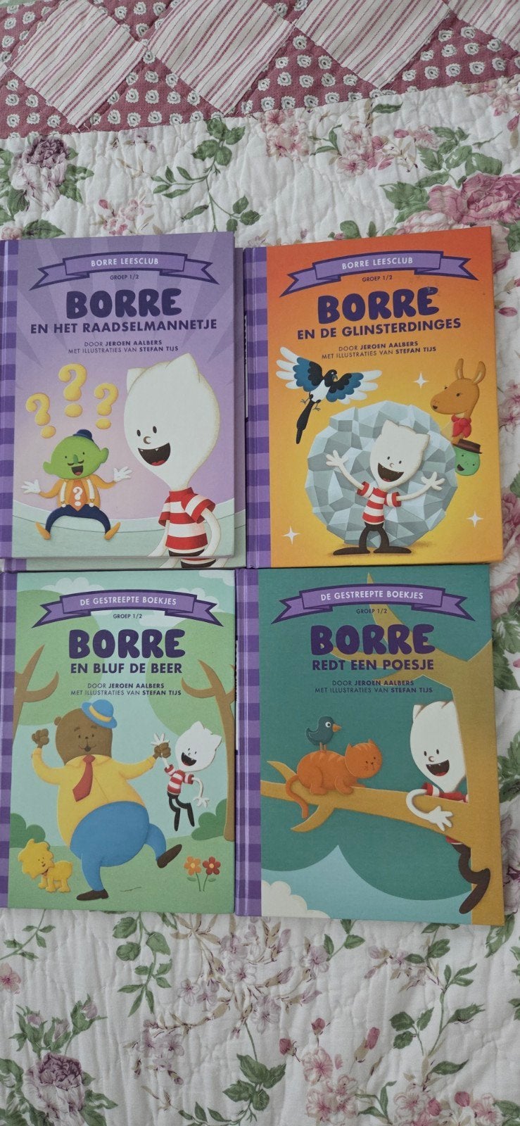 Borre Leesclub boeken - 4-delige set, Ophalen of Verzenden, Nieuw
