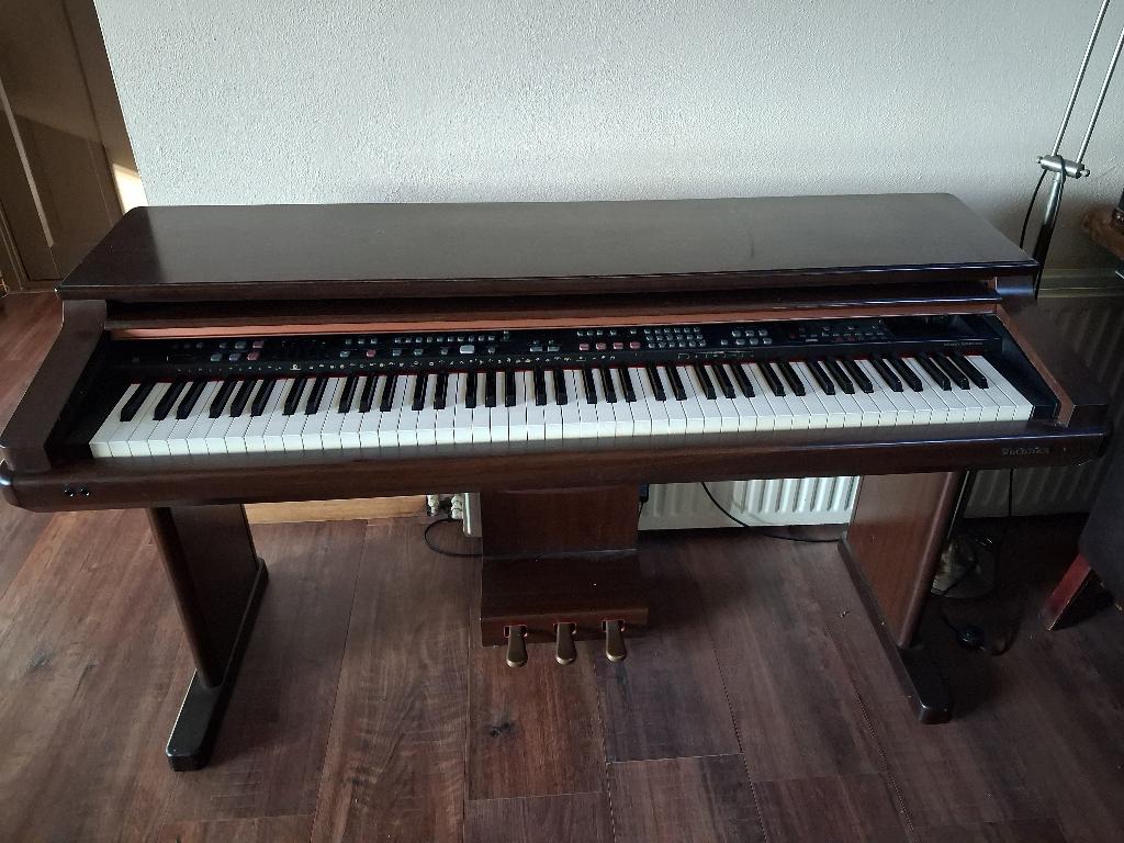 Technics PCM Digitale Piano PR350, Ophalen, Gebruikt, Bruin, Digitaal
