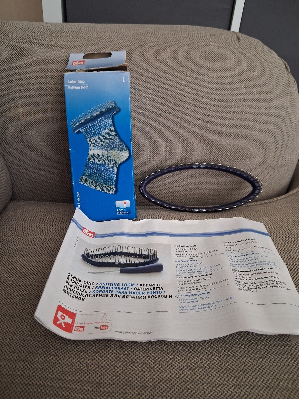 Prym sokkenloom maat L, Hobby en Vrije tijd, Ophalen, Zo goed als nieuw, Breien, Overige typen