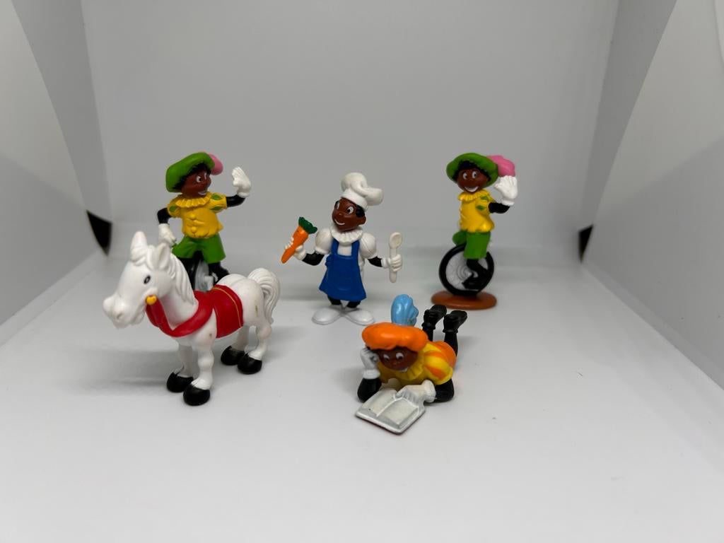 Zwarte Piet Blokker poppetjes, Ophalen of Verzenden, Gebruikt