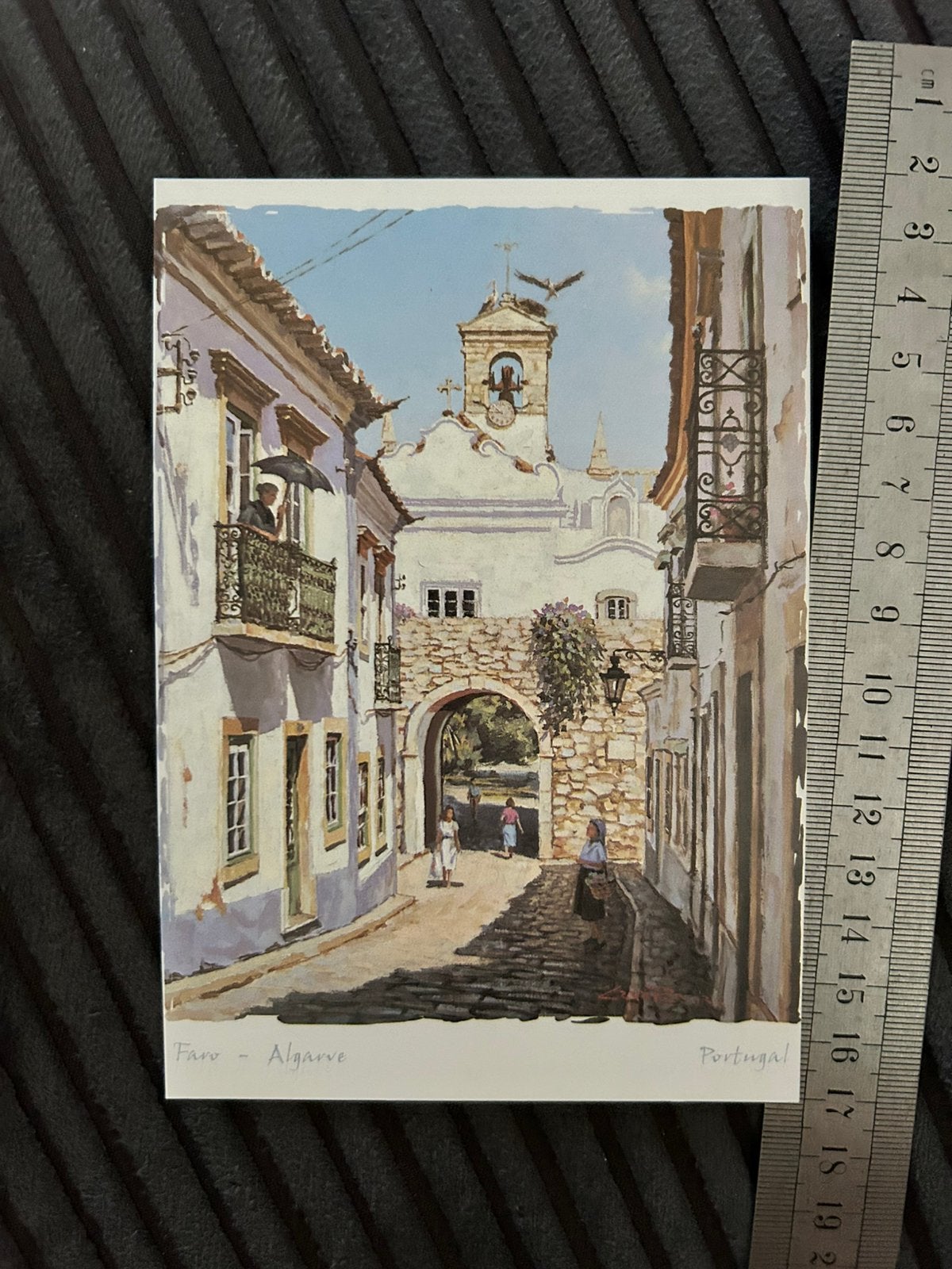 112. Kunstkaart Algarve Portugal, Ophalen of Verzenden, Ongelopen