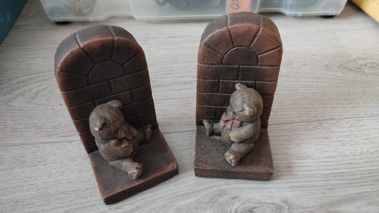 beeldjes van 2 beren, Ophalen of Verzenden, Zo goed als nieuw, Dier
