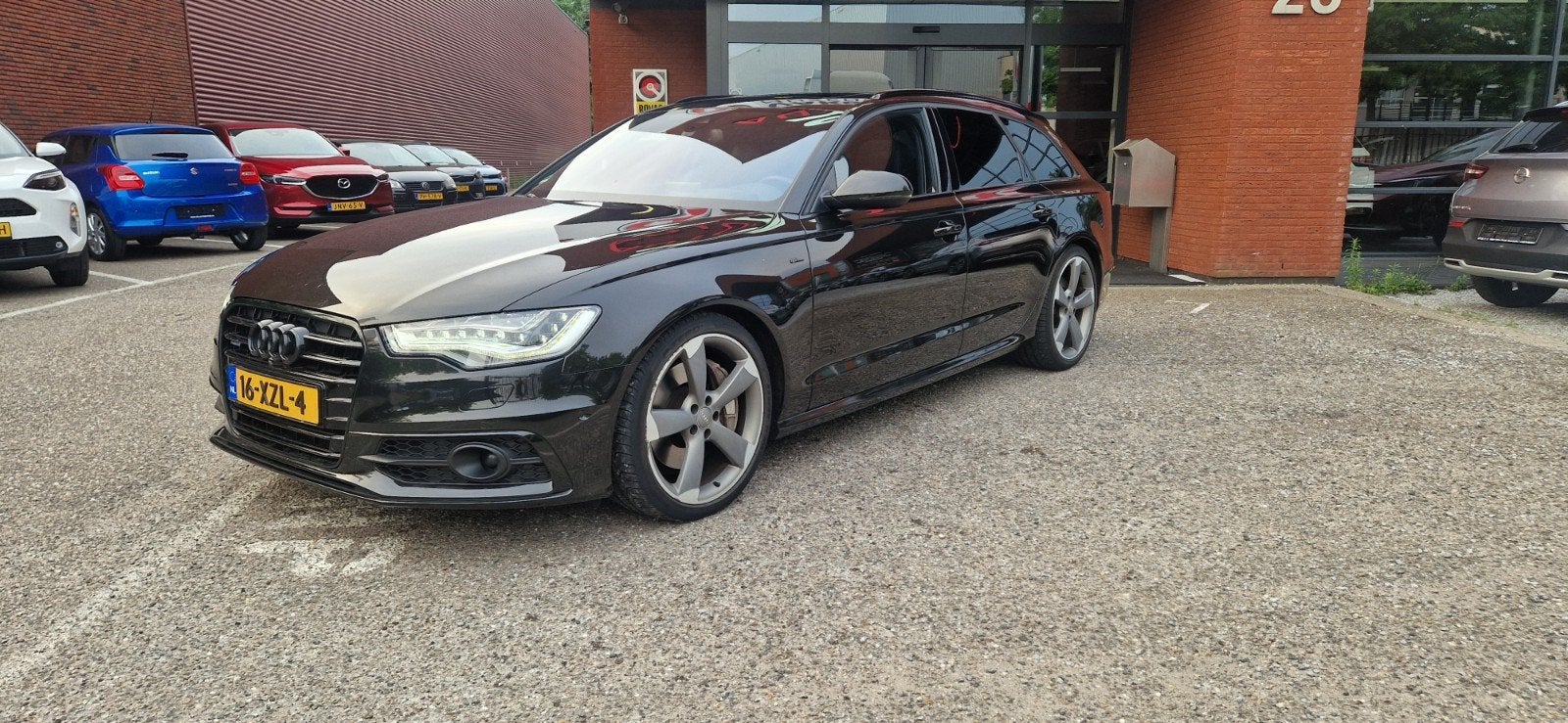 Audi A6 3.0TFSI Quatro automaat 110.000km, Automaat, Zwart, 2995 cc, Bruin