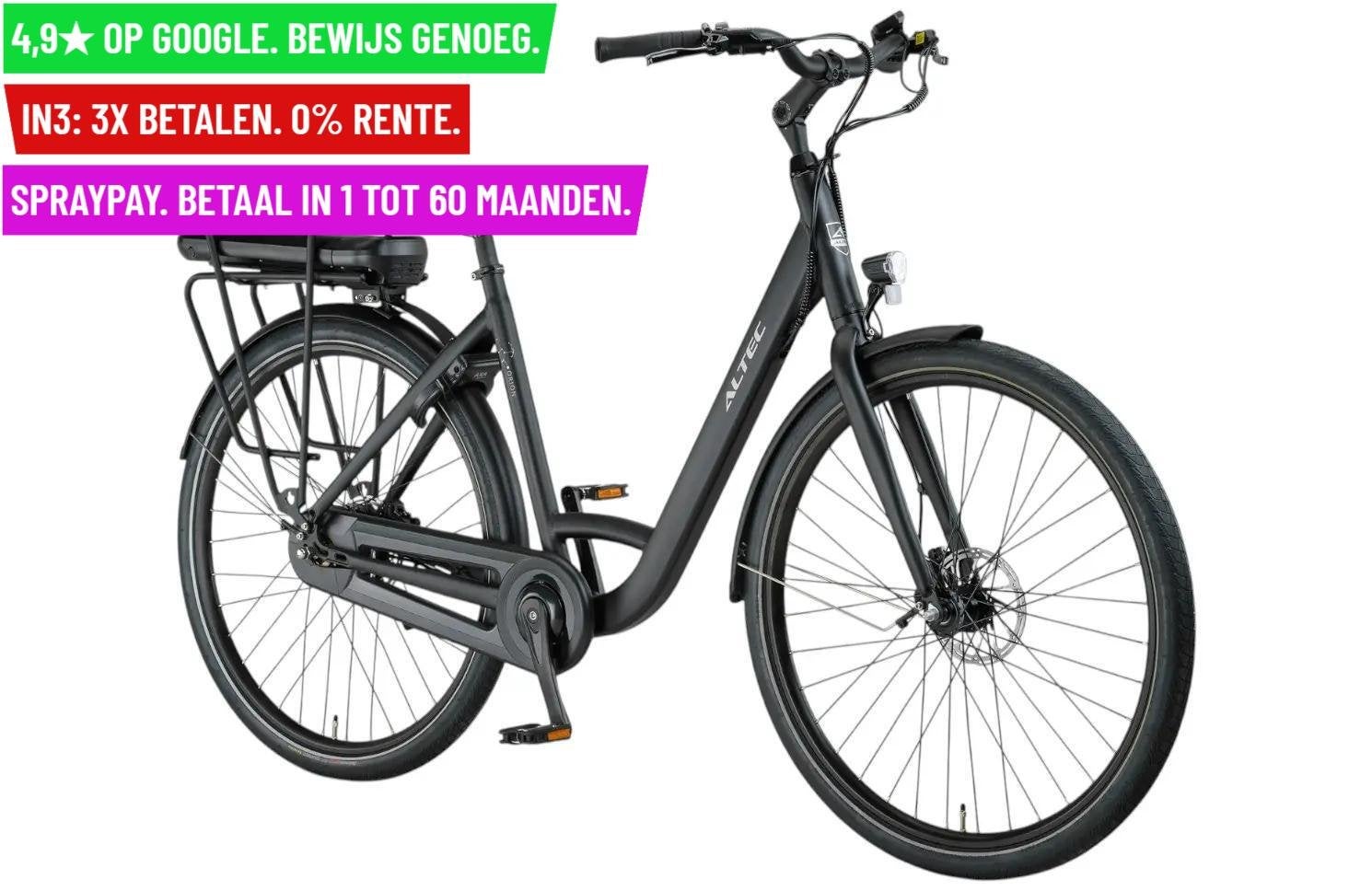 Altec Orion E-bike 28 inch 52cm 468Wh AW Mat Zwart, Overige merken, 9713 Bv Groningen, Nieuw, Altec