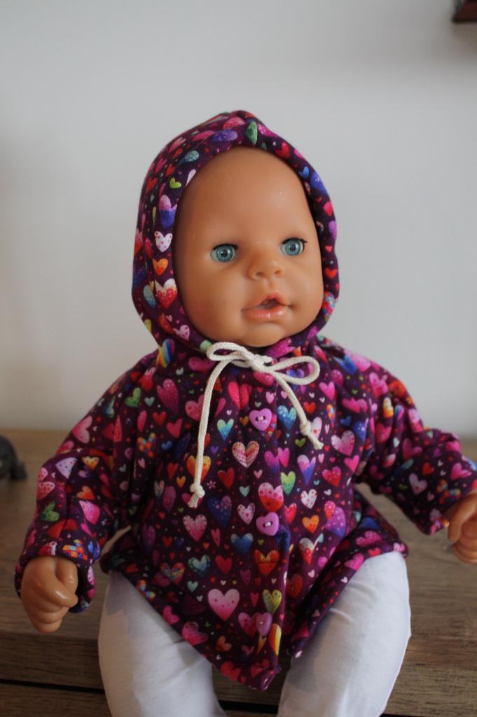 poppenkleertjes jasje voor 46/48 cm, Ophalen of Verzenden, Nieuw, Babypop