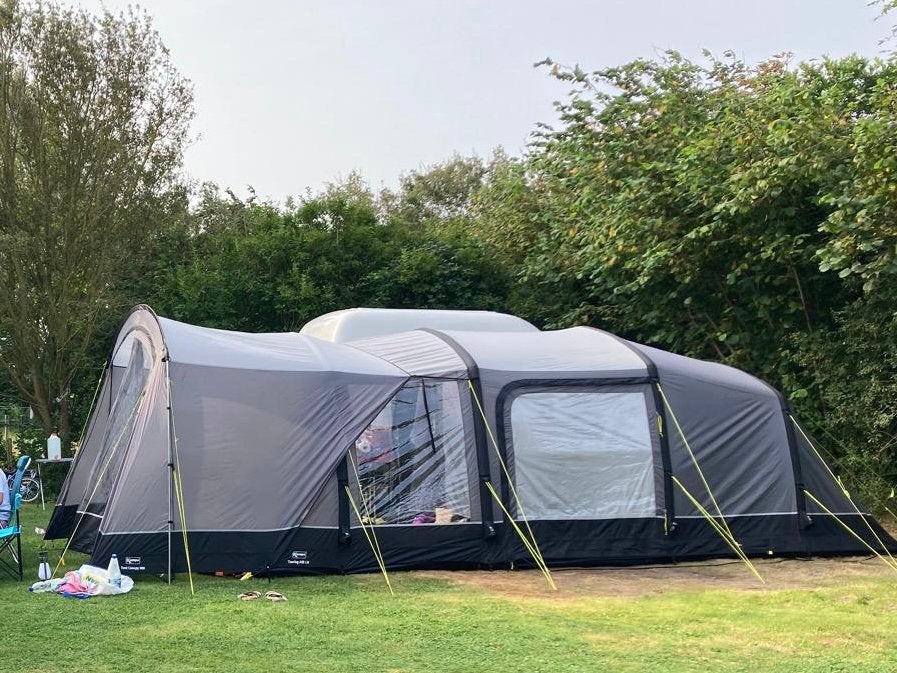 Kampa touring AIR opblaasbare tent ZGAN!, Ophalen, Zo goed als nieuw