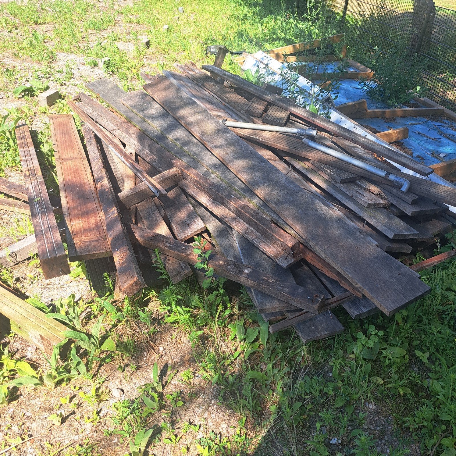 moet snel weg mooie partij gebruikt tuin hardhout: Merbau, B, Ophalen, Gebruikt, Overige typen, Overige houtsoorten