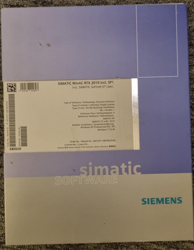 Siemens simatic Step7, Ophalen of Verzenden, Zo goed als nieuw, Overige programma's, Windows