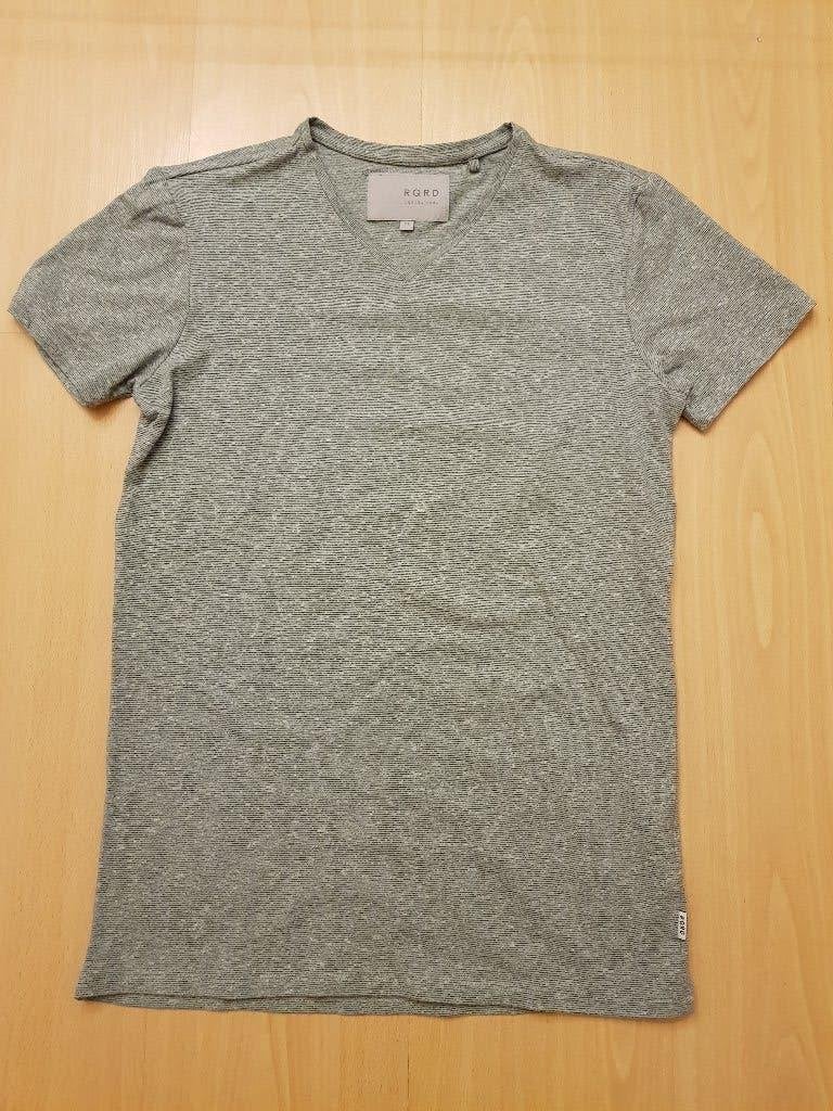 RQRD t-shirt grijs-groen met korte mouw en v-hals maat XS, Ophalen of Verzenden, Zo goed als nieuw, RQRD, Grijs