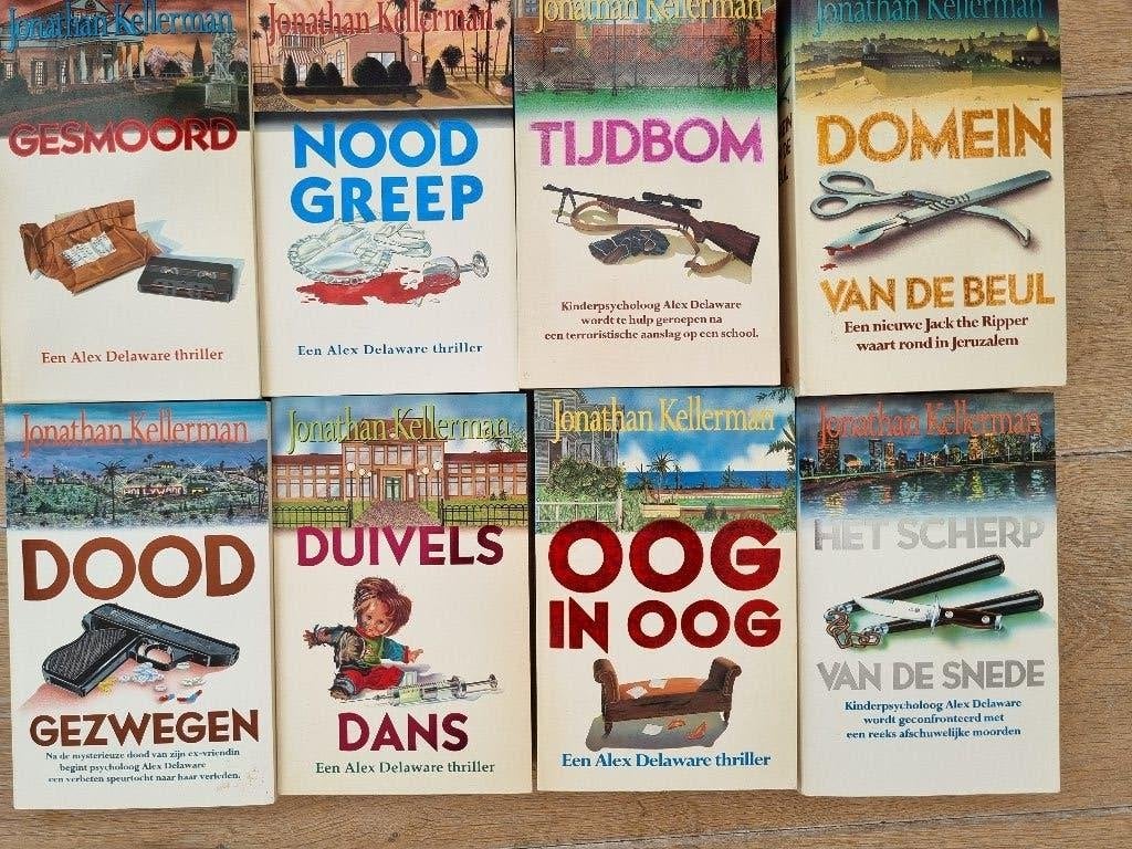 Jonathan Kellerman, 8 delen, Gelezen, Ophalen of Verzenden, Nederland, Jonathan Kellerman