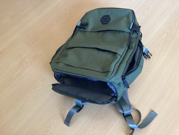 Compacte rugtas - Handbagage proof voor budget airlines, Ophalen of Verzenden, Zo goed als nieuw, 25 tot 40 cm, Overige merken