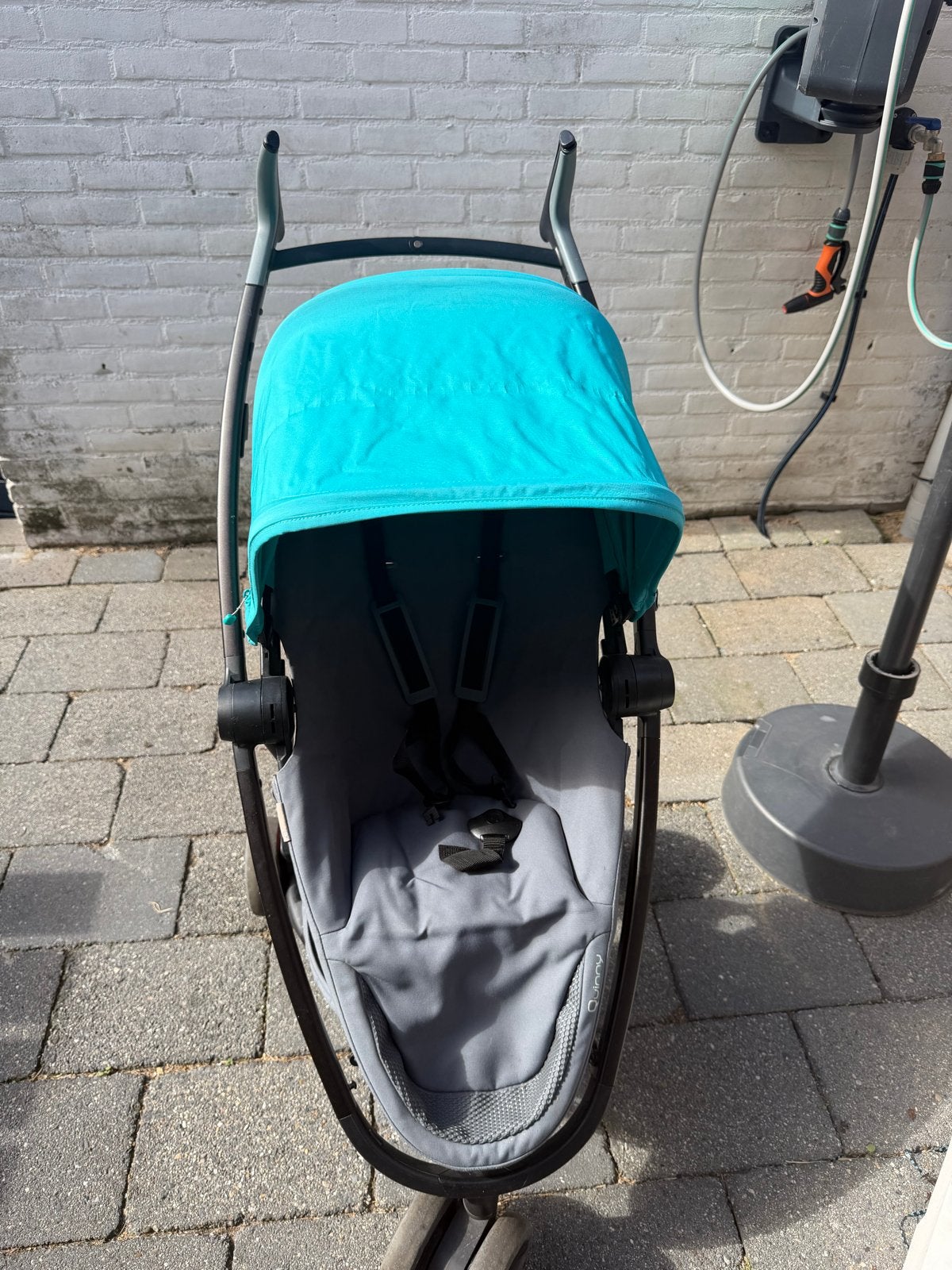 Quinny Zapp Flex Plus Buggy - Turquoise, Ophalen, Gebruikt, Quinny, Verstelbare rugleuning