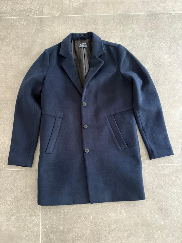 Mantel jas tussenjas Stangata maat M. Nieuw, Kleding | Heren, Ophalen of Verzenden, Nieuw, Maat 48/50 (M), Blauw