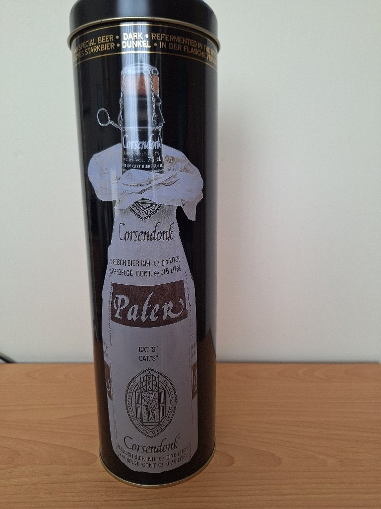 2 Bierblikken van Corsendonk Agnus en Pater, Verzamelen, Ophalen of Verzenden, Nieuw, Overige merken