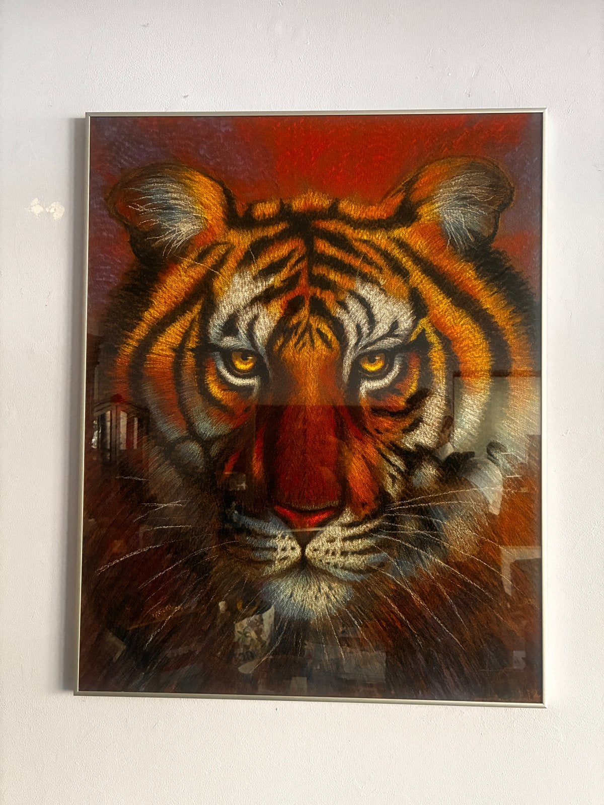 Tijger kunstwerk, Ophalen