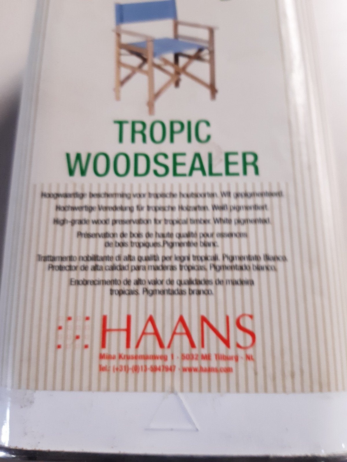 partij HAANS Tropic Woodsealer, 1 ltr. verpakking, Ophalen of Verzenden, Nieuw, Hout