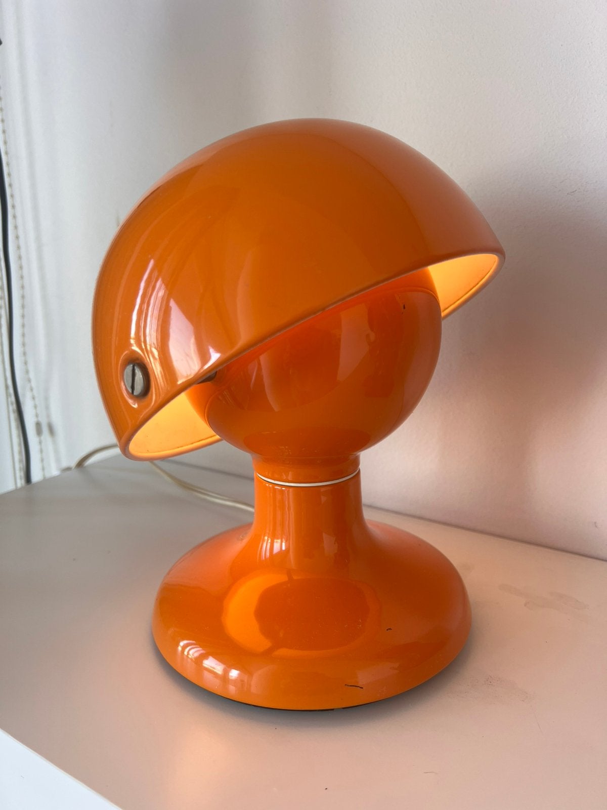 Jucker Table Lamp Space Age mushroom lamp 1963 Artemide, Oranje, Ophalen of Verzenden, Artemide, Design