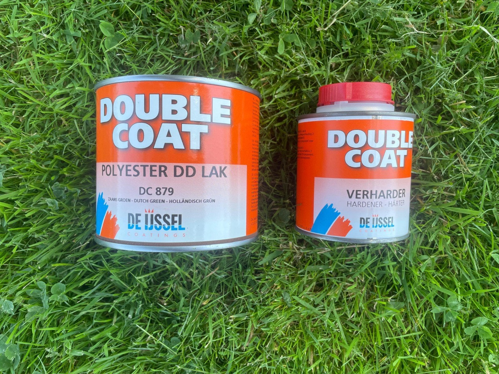 Double Coat Polyester DD lak DC 879 Zaans groen, Ophalen, Nieuw, Verven