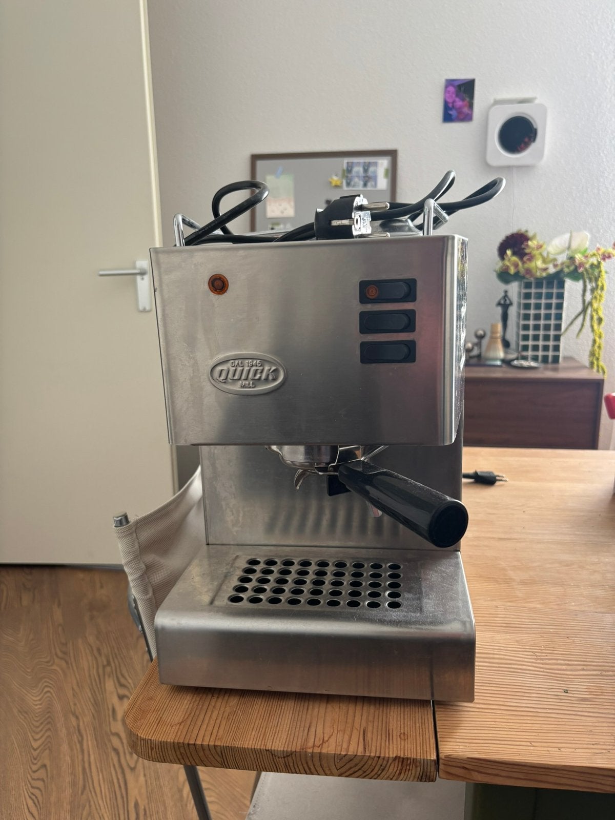 Quickmill 3000 espressomachine, Ophalen