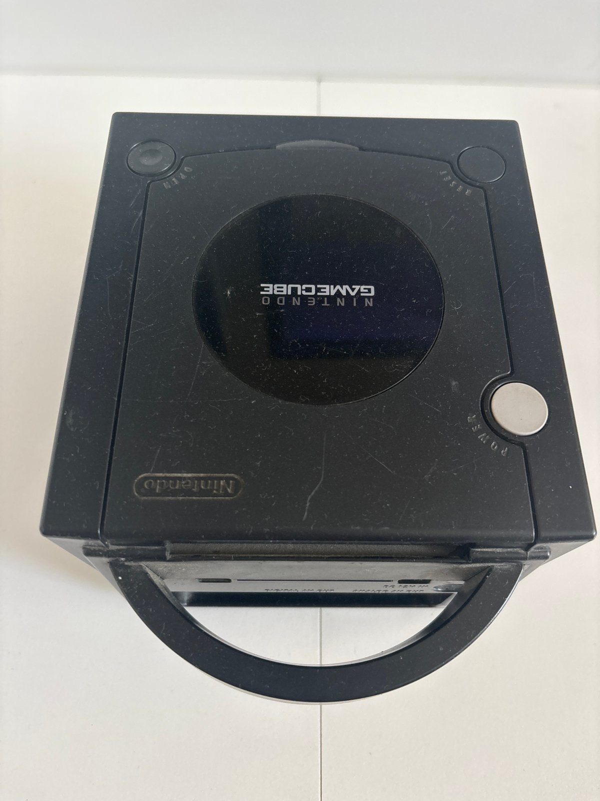Nintendo GameCube Zwart PAL DOL-001 zonder kabels, 1 speler, Ophalen of Verzenden, Zo goed als nieuw, Vanaf 3 jaar