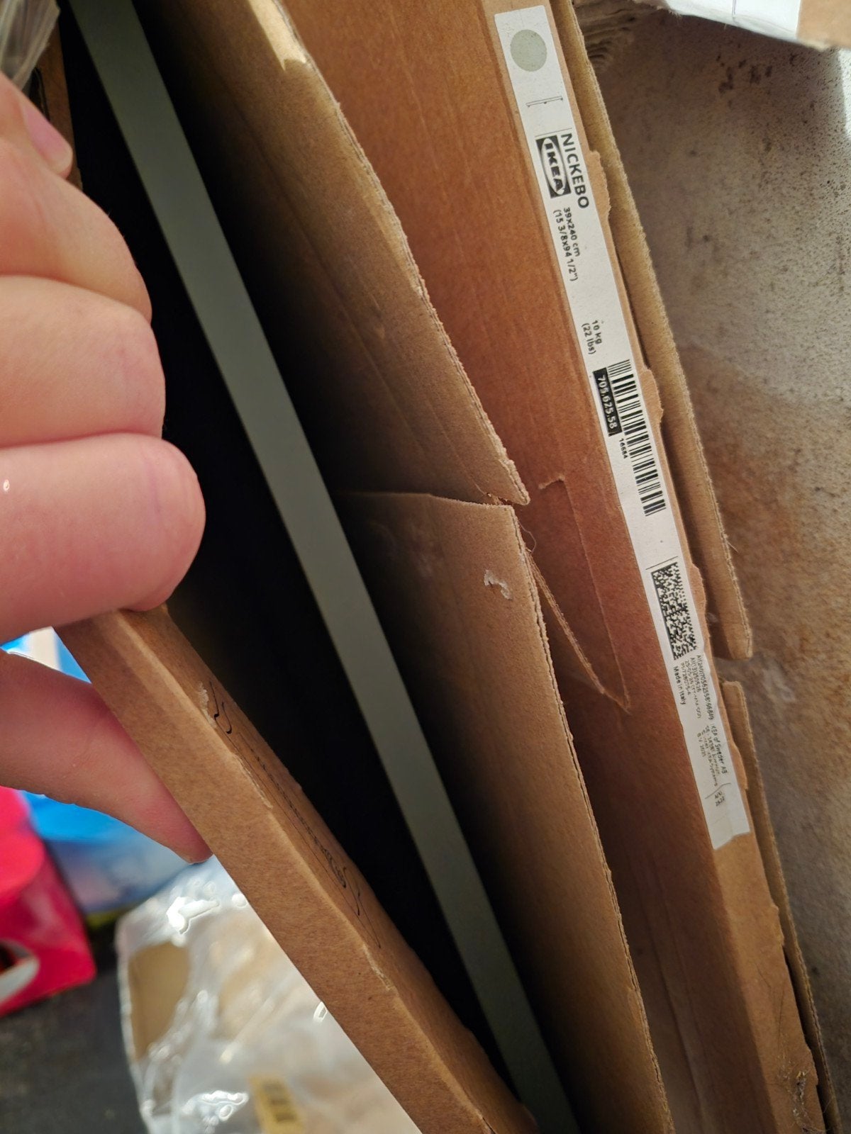 Ikea Nickebo panelen mat grijsgroen 2x 39x240 cm & 1x 221x1, Ophalen, Nieuw