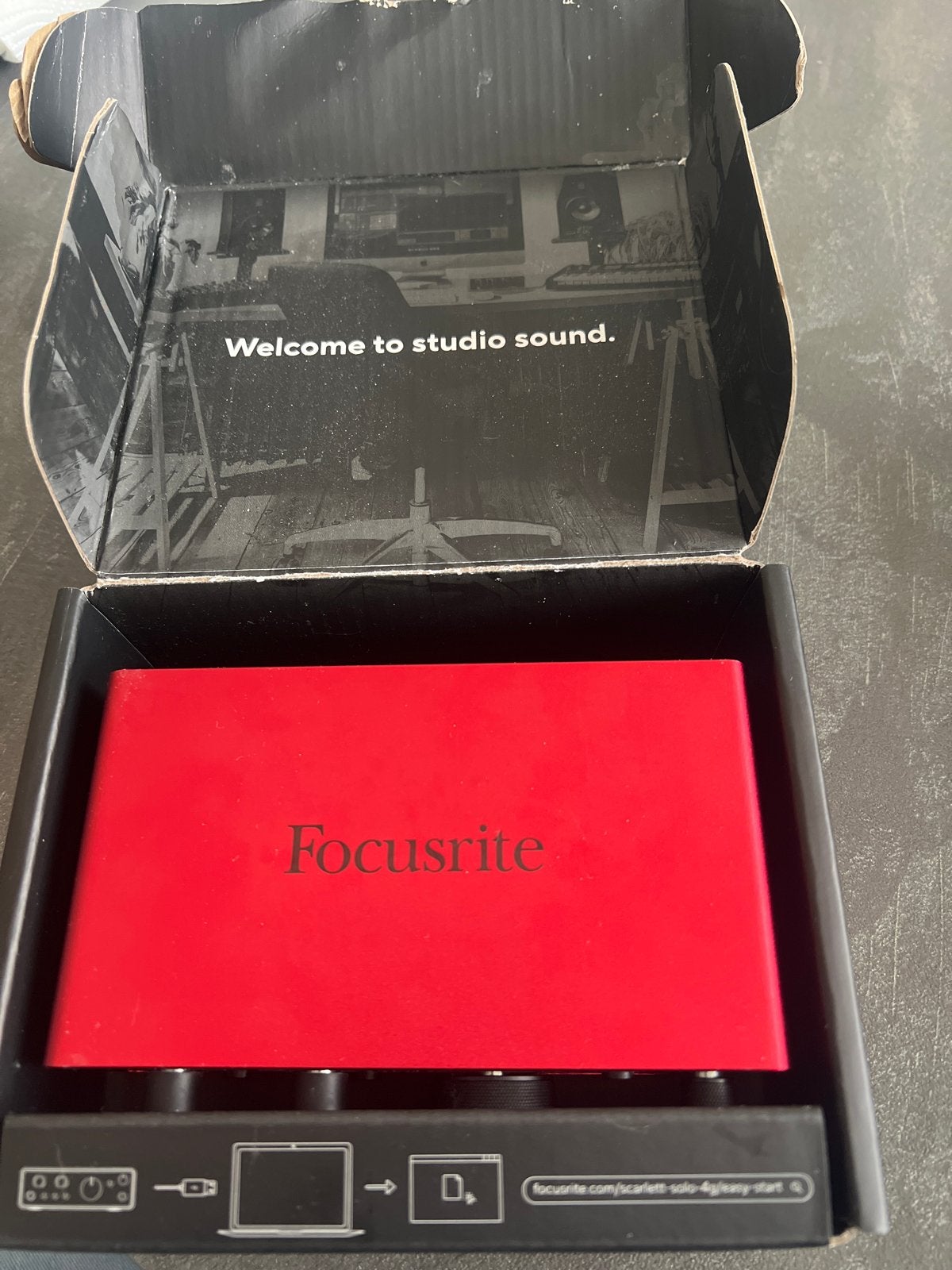 Focusrite Scarlett Solo 4Gen, Ophalen of Verzenden, Zo goed als nieuw
