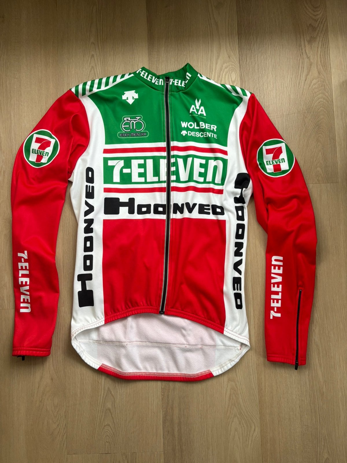 Vintage wielershirt 7 ELEVEN Hoonved 1990, Ophalen of Verzenden, Zo goed als nieuw, Bovenkleding