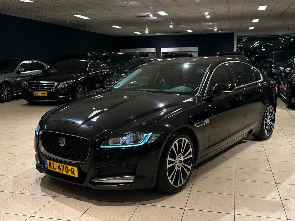 Jaguar XF 2.0d Pure|ORIG-NL|1Eig.|BTW|LEDER|CAMERA|LANE, Auto's, Jaguar, Achterwielaandrijving, Gebruikt, 4 cilinders, Bedrijf