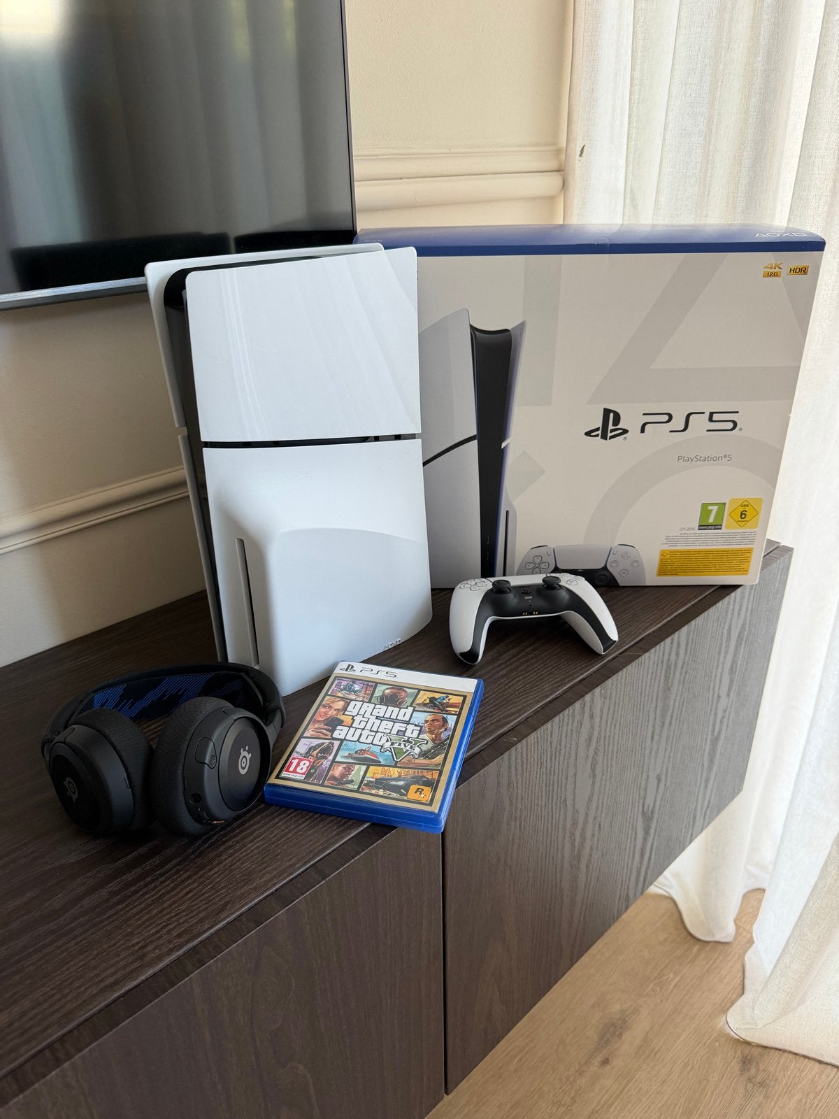 PlayStation 5 Disc Edition Compleet met Games en Headset, Ophalen, Zo goed als nieuw, Playstation 5