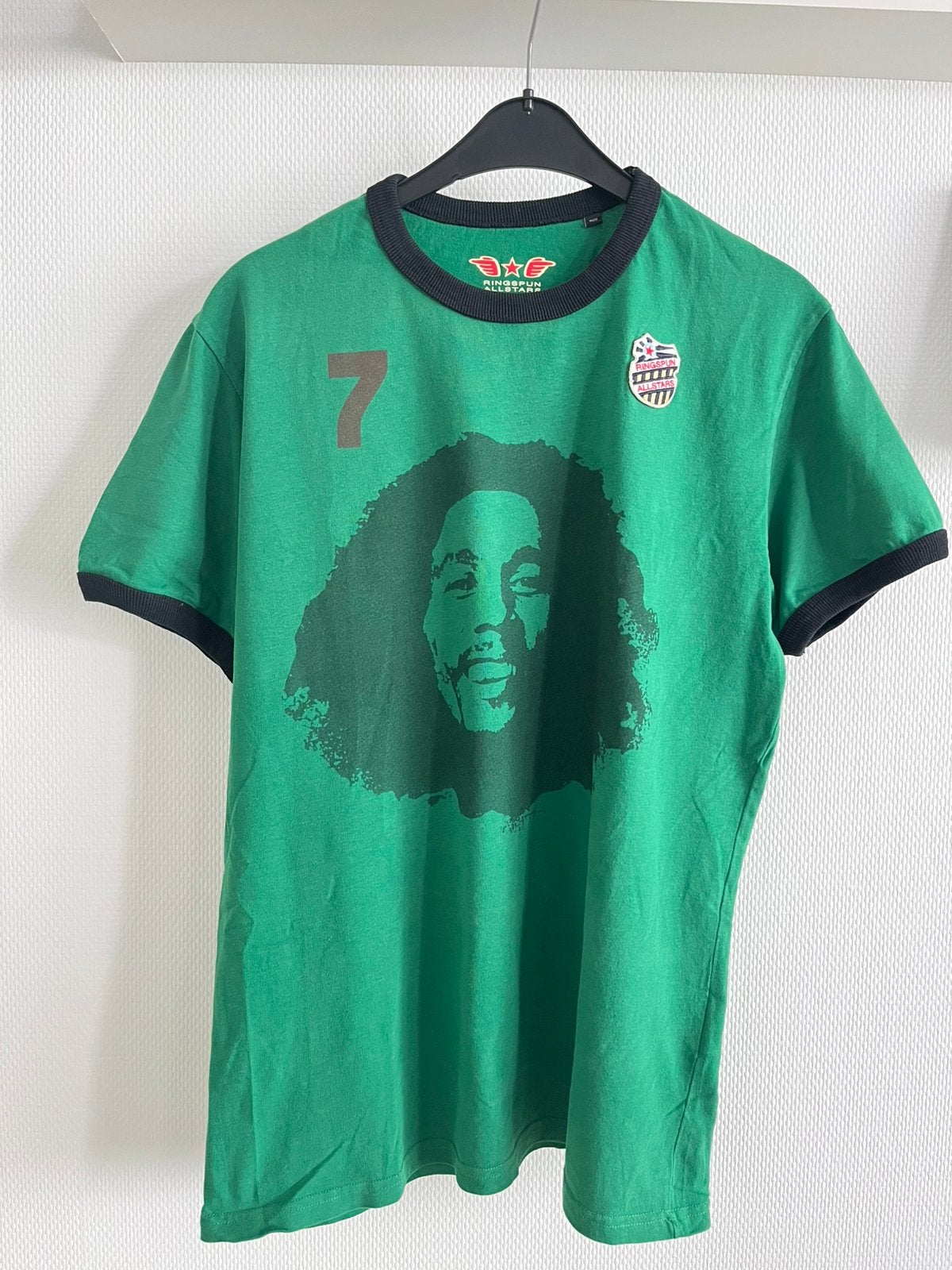 shirt Bob Marley vintage, Ophalen of Verzenden, Gedragen, Overige maten, Groen